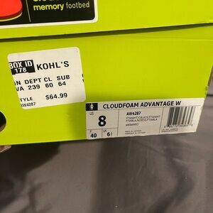 Adidas size 8, only worn a few times